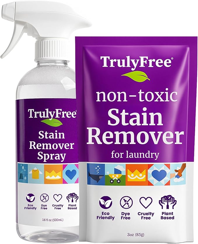 Truly Free Laundry Stain Remover Spray by TrulyFreeHome