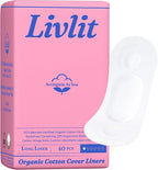 Livlit Ultra Thin Panty Liners Sanitary Pads, 100% Certified Organic Cotton by LivlitOrganicPads