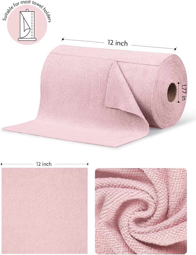 Fantasticlean Microfiber Cleaning Cloth Roll -675 Pack, Tear Away Microfiber - Image 8
