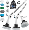 Electric Spin Scrubber, 8 in 1 Electric Cleaning Brush, Cordless Rechargeable by MGLSDeet