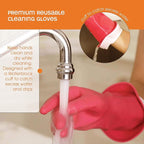 Casabella Premium Waterblock Reusable Household Cleaning Gloves - Image 3
