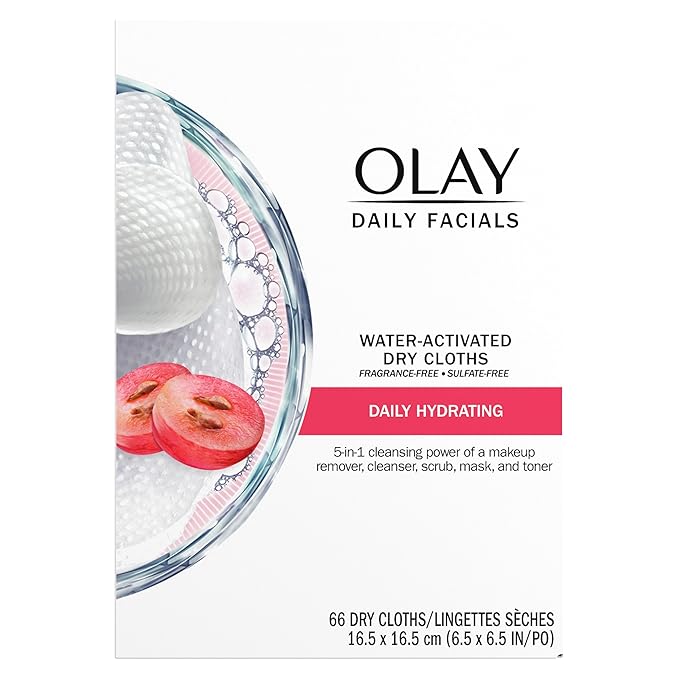Olay Makeup Remover Wipes, Daily Facials Hydrating Face Cleanser - Image 8