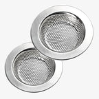 2PC Kitchen Sink Drain Strainer Stainless Steel by rqyekdo
