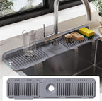 24 Inch Silicone Faucet Mat for Kitchen Sink Splash Guard by Doeklpo
