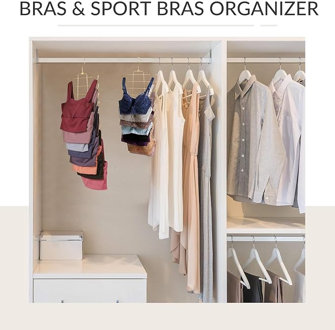 ZEDODIER 3 Pack Tank Top Hanger Space Saving, Bra Hangers - Image 5