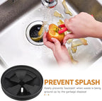 Garbage Disposal Splash Guard, 2 Pack Upgraded EPDM Rubber Drain Insert - Image 3