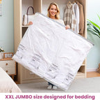 TAILI 8 Pack Vacuum Storage Bags, XXL Jumbo, Vacuum Sealed Bags - Image 5