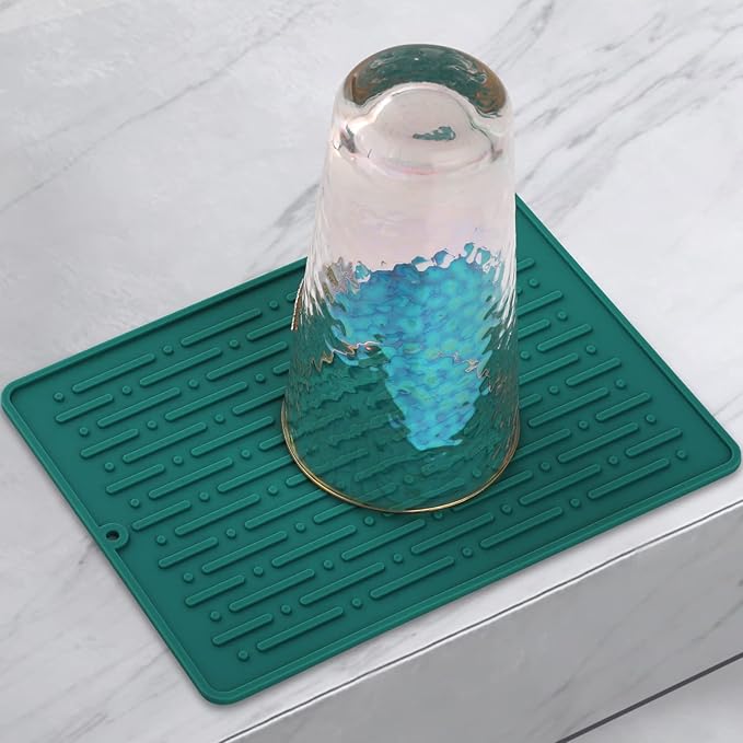 Dish Drying Mats, Heat-resistant Silicone Mat by GeeRic