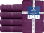 DAN RIVER Bath Towels Set of 4, 27 x 54 Inches, 100% Cotton, Larger & Lighter - Image 3