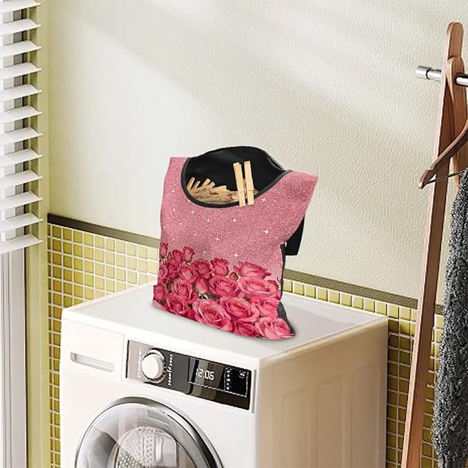 Clothespin Bag for Clothes Pin Holder for Outside and Clothes Line Pins - Image 3