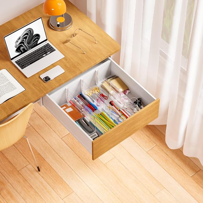 Yieach 5 Pack 6 Inch Tall Acrylic Drawer Divider - Image 6