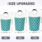 Large Laundry Basket Laundry Hamper Bag Washing Bin Clothes Bag Collapsible Tall - Image 2