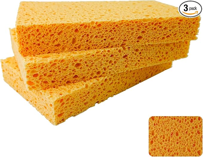 6 x 3.6 x 0.9 Inch JK SP-T22 Large Sponge, Kitchen Sponges, Handy Sponges by JK%C2%AE