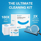 SmoTecQ Lens Wipes for Eyeglasses – Pre-Moistened Lens Cleaner for Coated Lenses - Image 2