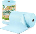 Microfiber Cleaning Cloths Roll, 75 Pack Tear Away Microfiber Towels Roll by SOOWASH