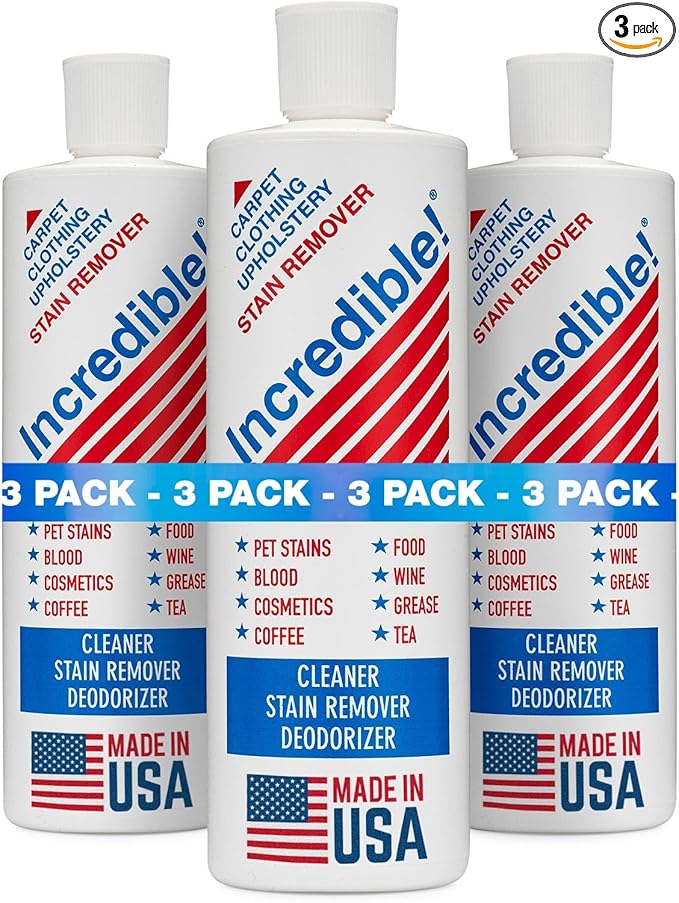 INCREDIBLE! Stain Remover For Clothes, Mattress & Upholstery by INCREDIBLESTAINREMOVER