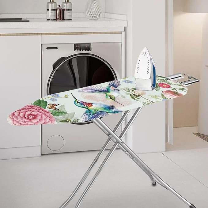 Hummingbird Floral Ironing Board Pad Ironing Board Cover 15" x 54" Scorch - Image 2