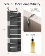 ULG Clear Over The Door PVC Organizer - Image 2