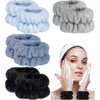 8pcs Wrist Bands for Washing Face, Absorbent Face Washing Wristbands, by Taocar