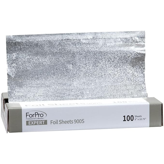 ForPro Expert Embossed Foil Sheets 900S, Aluminum Hair Foils - Image 6