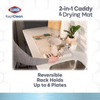 Clorox KeptClean 2-Piece Folding Kitchen Sink Mat and Sink Organizer – Folding - Image 9