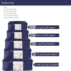 Comforter Storage Bags Pack of 2, Pillow Beddings/Blanket Clothes Organizer - Image 5