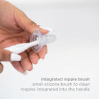 Ubbi Deluxe Baby Bottle Brush Set, Bottle Brush and Nipple Brush - Image 5