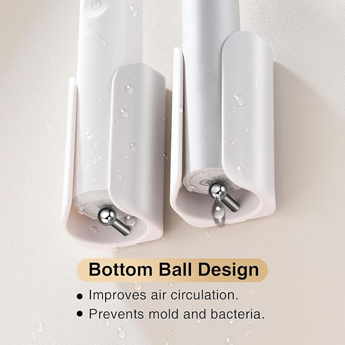 Electric Toothbrush Holder for Bathroom, Wall-Mounted Toothbrush Stand - Image 2