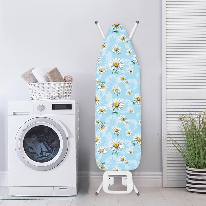Blue Daisy Ironing Board Covers Standard Washable Ironing Board Protector Home - Image 3
