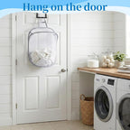 2 Pack Mesh Foldable Hanging Laundry Hamper, Small Wall Laundry Baskets - Image 6