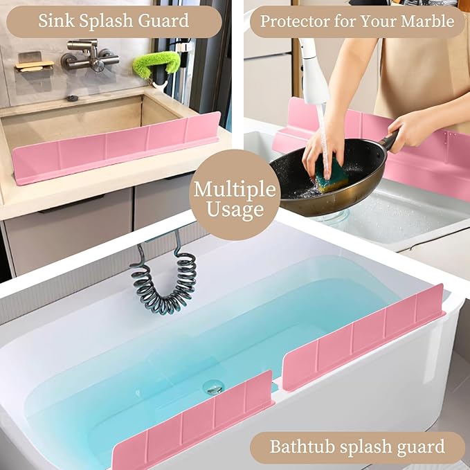 23" Ultra Silicone Sink Splash Guard Released in 2025/Dec, Self-Draining Water - Image 9