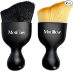2 PCS Car Interior Detailing Brush, Car Detailing Supplies Soft Bristle by Unknown