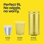 Glad Small Trash Bags 4 Gallon, Lemon Fresh Bleach Garbage Bags, Odor Resistant - Image 4