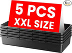 A-LUGEI【XX-Large Size】【5 Pcs】 Tool Box Organizer Tray Divider【Single Size】 by A-LUGEI