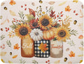 Autumn Sunflowers Vase Dish Drying Mat by Sweetshow