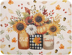 Autumn Sunflowers Vase Dish Drying Mat by Sweetshow