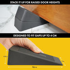Big Door Stoppers for Bottom of Door, 1.9” Anti-Skid Rubber Door Stop Wedge - Image 5