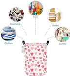 FANKANG Storage Basket, Nursery Hamper Canvas Laundry Basket Foldable - Image 8