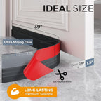 Hojoy 4 Pack Under Door Draft Stopper, Adjustable Door Sweep Anti-Collision - Image 4