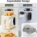 Large Capacity Cord Organizer for Appliances, Upgraded Adjustable Kitchen - Image 3