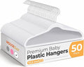 HOUSE DAY 13.5 Inch Kids Hangers 50 Pack by HOUSEDAY