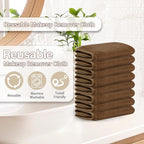 Nugilla Makeup Remover Cloths, 8 Packs Makeup Remover Towels Reusable Face Wash - Image 5
