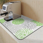 Dish Drying Mat for Kitchen Counter Matt, Super Absorbent Non-slip Rubber Backed - Image 5