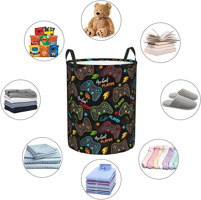 Gaming Joysticks Laundry Hamper Bag - Image 5