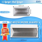 Large Shower Hair Catcher Wall, Bathroom Tub Hair Catcher Drain Protector - Image 3
