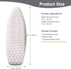 SheeChung Ironing Board Cover and Pad 18"x49", Wide Ironing Board Cover - Image 2