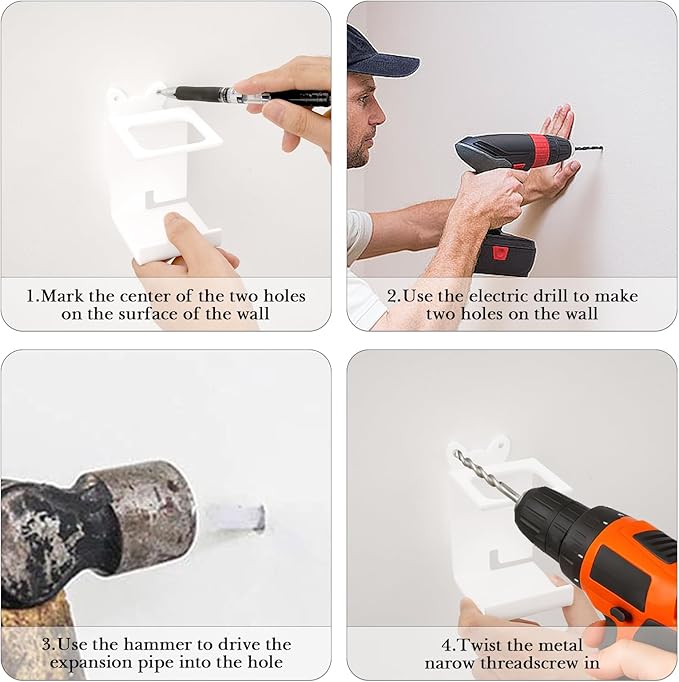 Electric Toothbrush Holder Wall Mounted, Electric Toothbrush Cord Organizer - Image 3