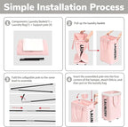 Goodpick Pink Laundry Basket - Image 2
