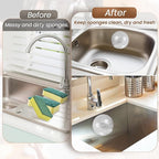 Sponge Holder, Sink Caddy w/Suction Cup Installation, Sponge Organizer - Image 5