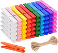 KINGLAKE Colored Clothes Pins Wooden by KINGLAKE